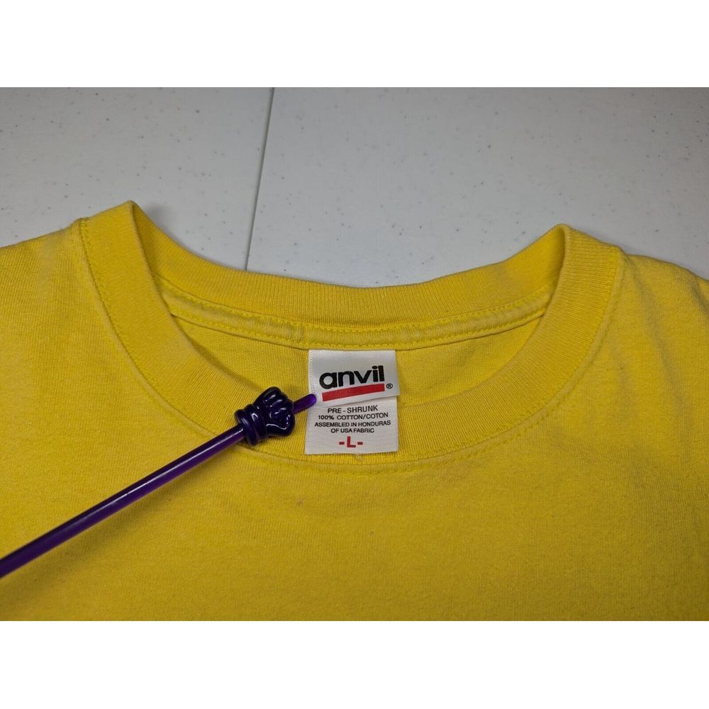 Habitat For Humanity T Shirt Size Large Women Build Atlanta 2005 Vintage Yellow - Picture 4 of 10